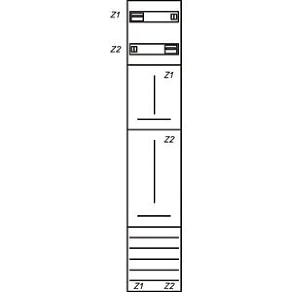 Eaton Electric ZSD-Z19A0574 Zählerfeld, 1-feldrig, vorbereitet, Version Z19A0574