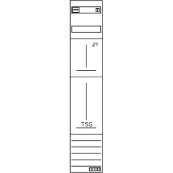 ARDEBO.de - ZSD-M19A0573 Zählerfeld, 1-feldrig, vorbereitet, Version M19A0573