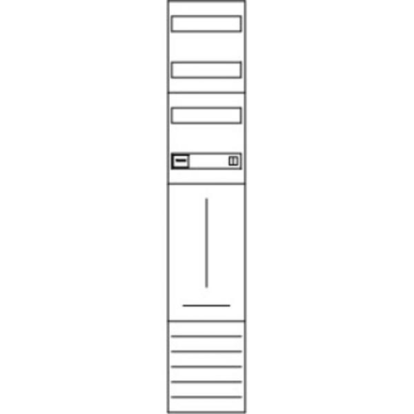 ARDEBO.de - ZSD-N19A1187 Zählerfeld, 1-feldrig, vorbereitet, Version N19A1187