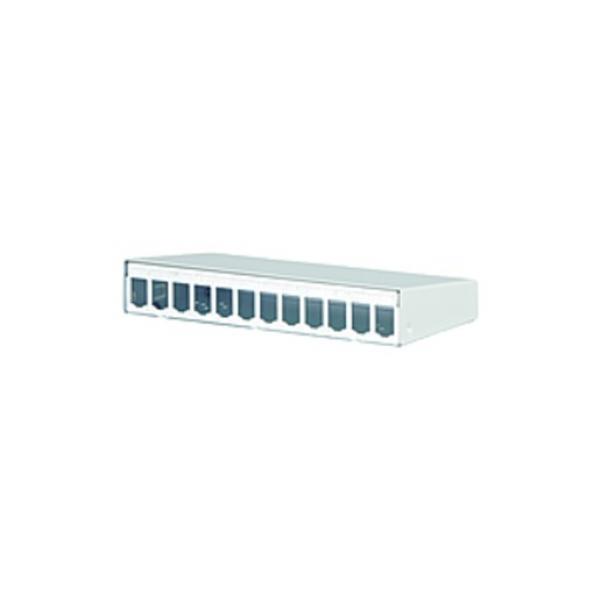 Metz Connect 130861-1202-E Modul AP-Gehäuse 12 Port reinweiß, unbestückt