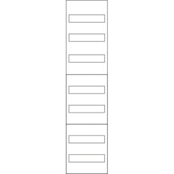 Eaton Electric ZSD-V17 Verteilerfeld, 7-reihig, H=1050mm