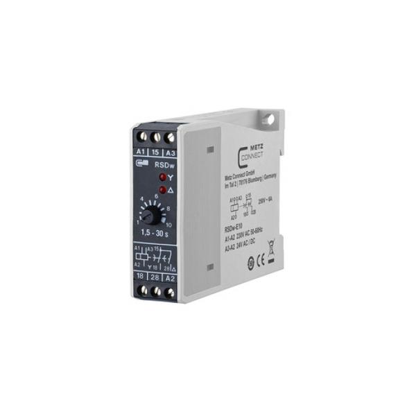 Metz Connect 11016141280417 RSDw-E10, 230 V AC / 24 V AC/DC, 1,5-30 s