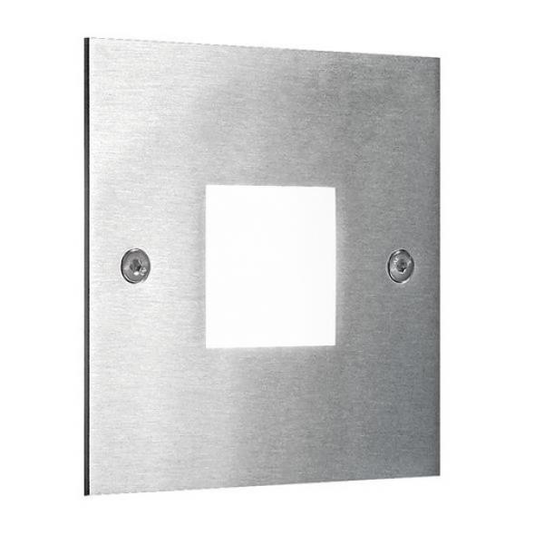 ARDEBO.de - P3930WW LED-Wandeinbauleuchte 230 V AC, 50 Hz, 1,2 W, 3.000 K, quadratisch, edel