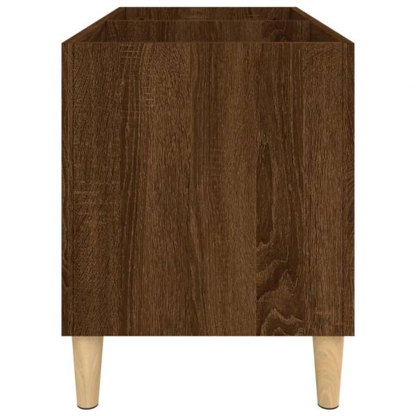 Plattenschrank Braun Eichen-Optik 74,5x38x48 cm Holzwerkstoff