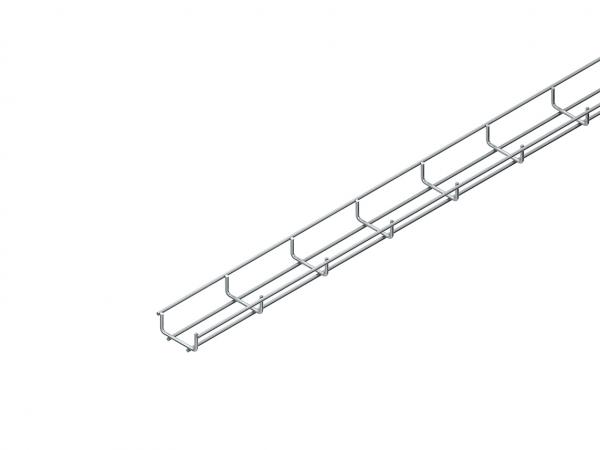 ARDEBO.de - GRS 30.065 E3 Mini-Gitterrinne, U-förmig, 30x65x3000 mm, Draht-Ø 4,0 mm, Edelsta