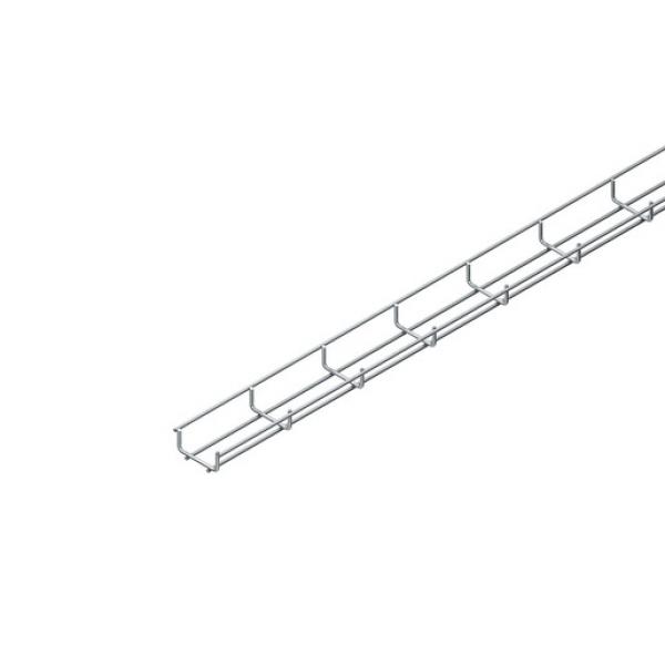 Niedax GRS 30.065 E3 Mini-Gitterrinne, U-förmig, 30x65x3000 mm, Draht-Ø 4,0 mm, Edelsta (Menge: 3 m je Bestelleinheit)