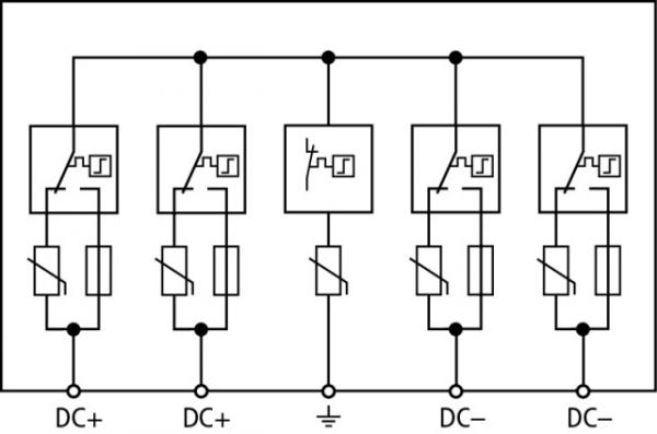 Dehn + Söhne DCU YPV SCI 1000 2M Überspannungsableiter Typ 2 DEHNcube im Gehäuse IP65 f. PV-A