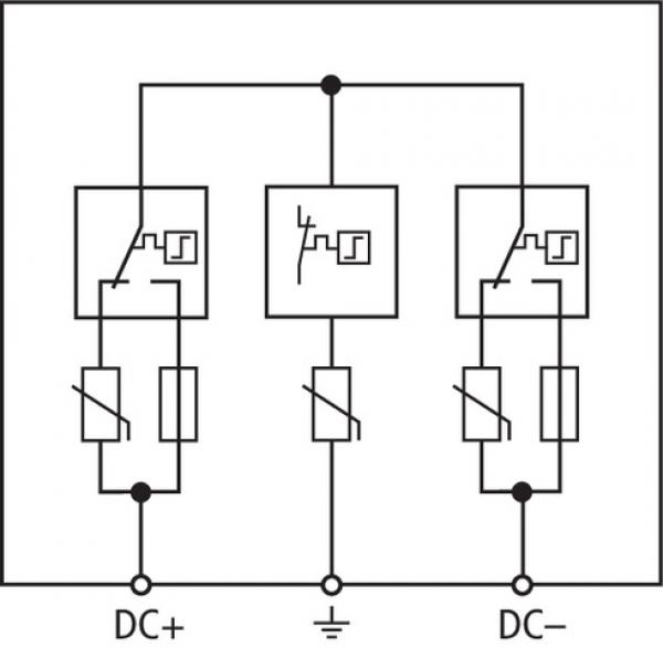 Dehn + Söhne DCU YPV SCI 1000 1M Überspannungsableiter Typ 2 DEHNcube im Gehäuse IP65 f. PV-A