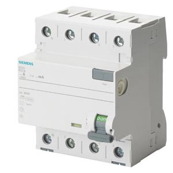 Siemens 5SV3342-6KL FI-Schutzschalter, 4-polig, Typ A, In: 25 A, 30 mA, Un AC: 400 V, N-