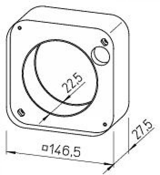 Helios MF 90 Montageflansch  (819)