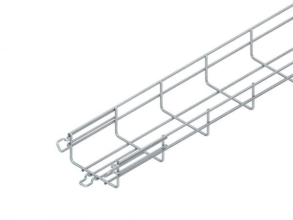 ARDEBO.de - MTC 54.100 V Gitterrinne,U-förmig, m. angeschweißtem Verbinder, 54x100x3000 mm,C