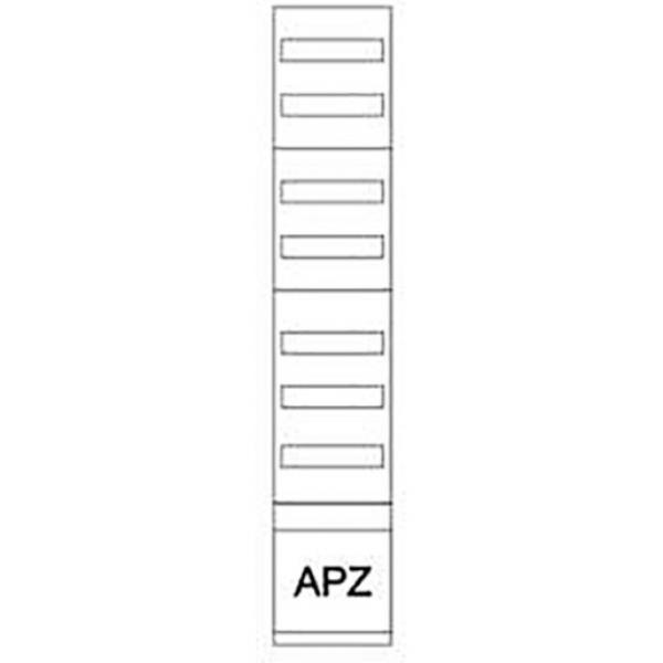 Eaton Electric ZSD-V19/APZ Verteilerfeld, 9-reihig, H=1350mm, inkl. abgeschottetem und plombier