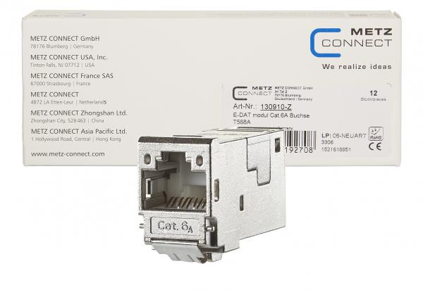 ARDEBO.de - 130910-Z E-DAT modul Cat.6A 8(8) Buchse, T568A (12 Stück)