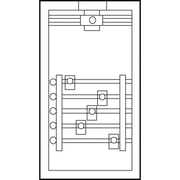 Abn GAG136N Anschlußgehäuse komplett, SAS 5x250A 5 x 250A Sammelschienen