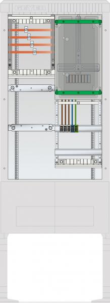 ARDEBO.de - SZ175ZZ1401 Zähleranschlusssäule 1 ZP, 4pol HLAK 25qmm, IP54 ZP-Abd,