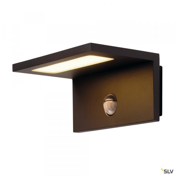 ARDEBO.de - 1001969 ANGOLUX SENSOR WL, LED Outdoor Wandaufbauleuchte, IP44, anthrazit, 3000K