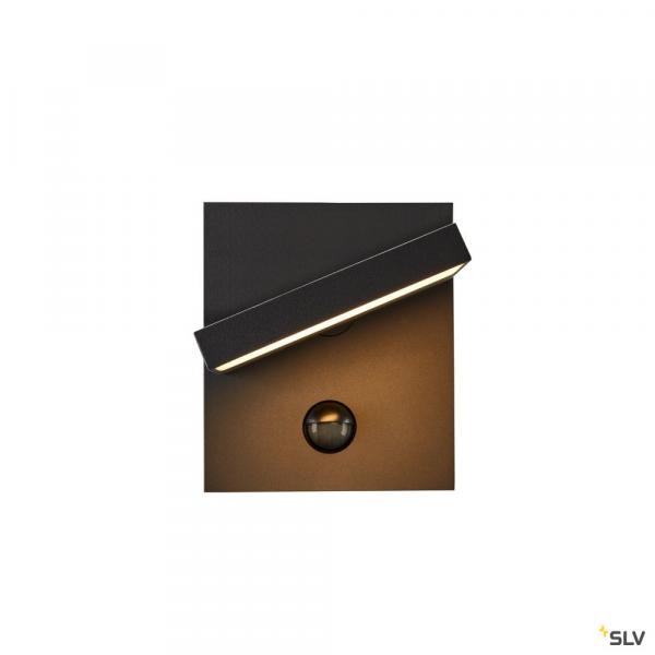 Slv 1002990 ABRIDOR SENSOR, Outdoor LED Wandaufbauleuchte IP55 anthrazit 3000/4000K