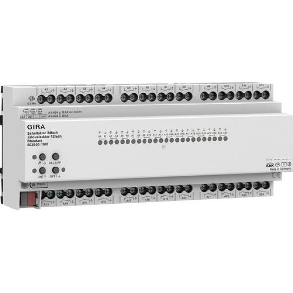 Gira 503000 Schalt-/Jal.aktor 24f/12f 16 A Std OneKNX REG