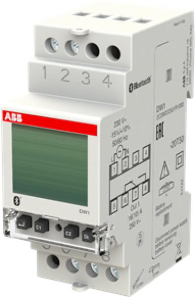 Abb DW2 DW2 Wochenzeitschaltuhr 2 Kanäle Bluetooth Programmierung per App