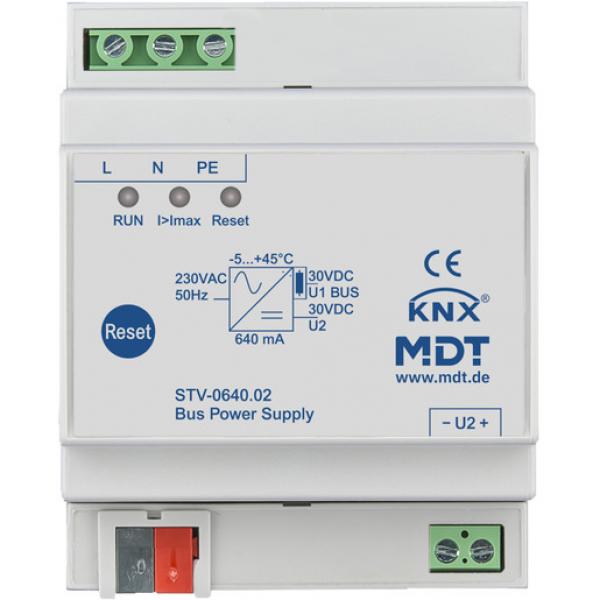 MDT technologies STV-0640.02 Busspannungsversorgung, 4TE, REG, 640 mA