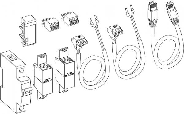 ARDEBO.de - ZARA06+ ZARA06+ Ausrüstsatz für OVRZP+ mit S200 MCB (6A)