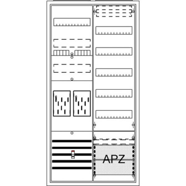 Striebel & John BA27FM BA27FM Komplettschrank, AP BKE-I, A27 2Z1V5A2