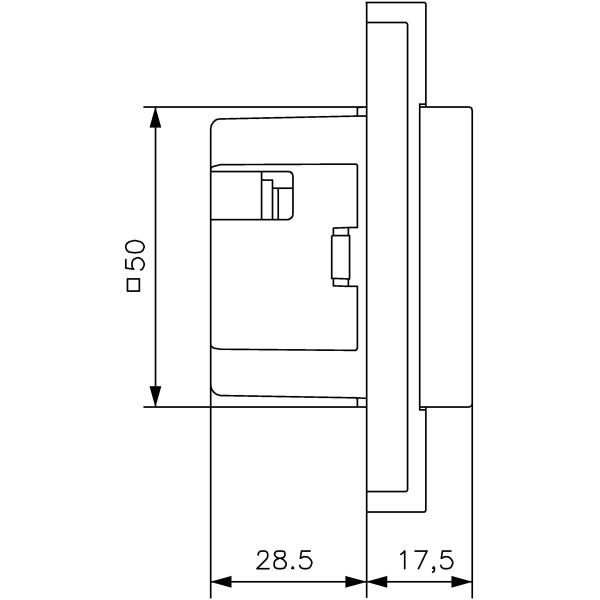 ALRE-IT HTRRUu210.02155 Raum-/Fußboden- temperaturregler UP 5-30°C, mit Uhr (UA060004)