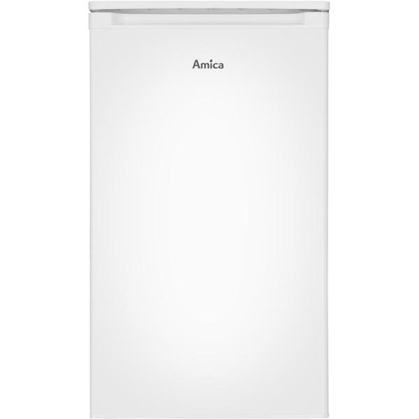 Amica GS 15496 W Gefrierschrank, 50 cm breit, 85 cm hoch, 60 L, Manuelle Abtauung, 3 Schubladen, Eiswürfelbehälter, weiß