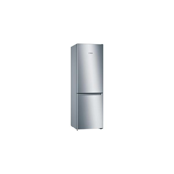 ARDEBO.de Bosch KGN33NLEB Stand Kühl-Gefrierkombination, 60cm breit, 282l, NoFrost, FreshSense, Edelstahl-Optik