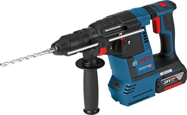 ARDEBO.de Bosch GBH 18V-26 F Professional Akku-Bohrhammer (0611910007), 2 x Akku 6,0 Ah, 18 V, inkl. Ladegerät + L-Boxx, SDS-plus