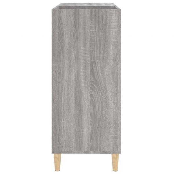 Plattenschrank Grau Sonoma 84,5x38x89 cm Holzwerkstoff