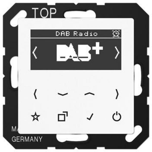 ARDEBO.de Jung DABAWW Smart Radio DAB+, alpinweiß