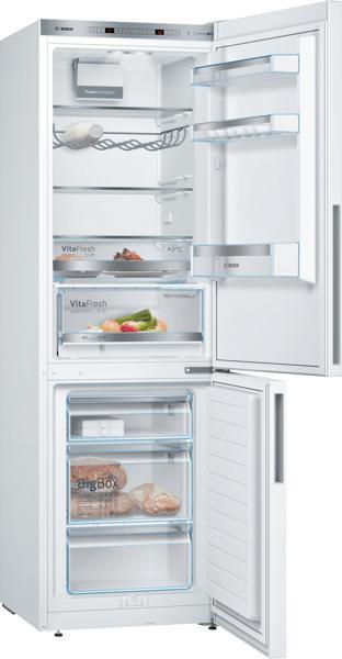 Bosch KGE36AWCA Stand Kühl-Gefrierkombination, 60 cm breit, 308 L, VitaFresh, LowFrost, weiß