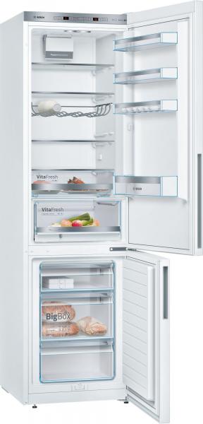 Bosch KGE39AWCA Serie 6 Stand Kühl-Gefrierkombination, 60 cm breit, 343 L, LowFrost, VitaFresh, weiß