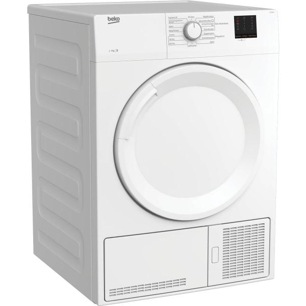 Beko DC 7130 N 7kg EEK: B Kondenstrockner, 15 Programme, automatischer Knitterschutz, FlexySense, weiß