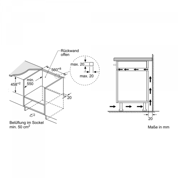 Bosch CMA585GS0 Serie 6 Einbau-Kompaktbackofen mit Mikrowellenfunktion, 900W, 44l, 5 Leistungsstufen, AutoPilot 15, Edelstahl