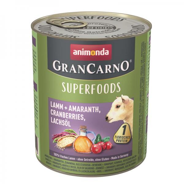 ARDEBO.de Animonda GranCarno Adult Superfood Lamm & Amaranth 800g