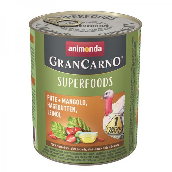 ARDEBO.de Animonda GranCarno Adult Superfood Pute & Mangold 800g