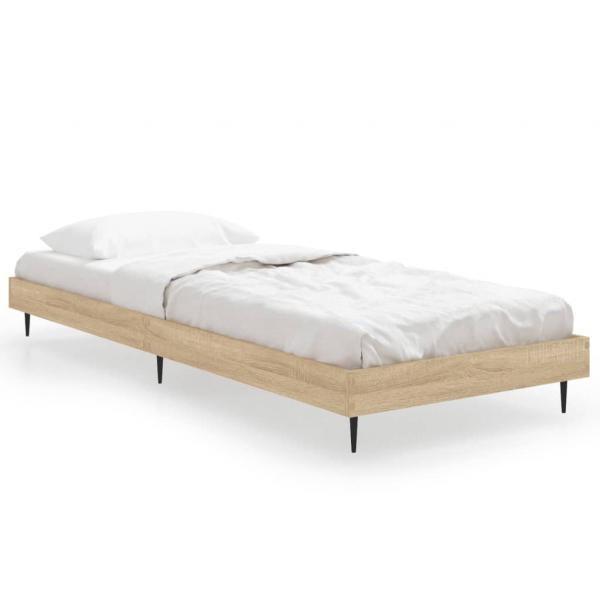 Bettgestell Sonoma-Eiche 75x190 cm Holzwerkstoff