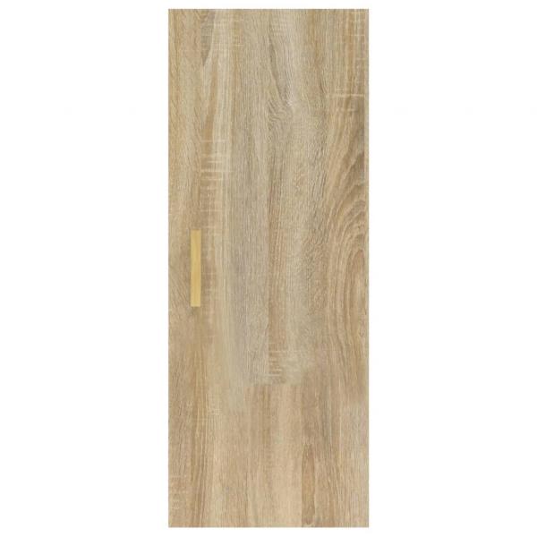 Wandschrank Sonoma-Eiche 34,5x34x90 cm Holzwerkstoff