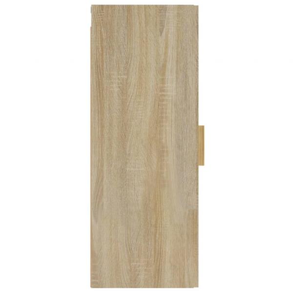 Wandschrank Sonoma-Eiche 34,5x34x90 cm Holzwerkstoff