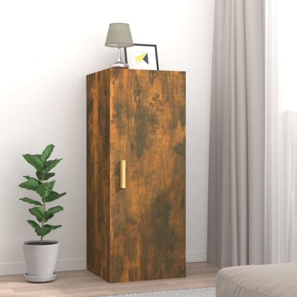 ARDEBO.de - Wandschrank Räuchereiche 34,5x34x90 cm Holzwerkstoff