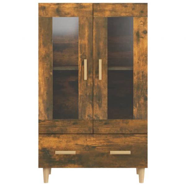 Highboard Räuchereiche 70x31x115 cm Holzwerkstoff