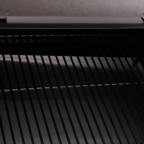 Pelletgrill mit Ablage Schwarz 94 cm Eisen