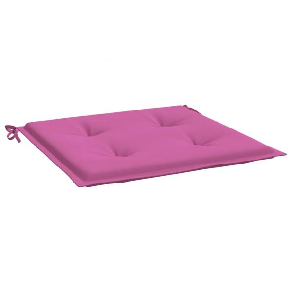 Gartenstuhl-Kissen 6 Stk. Rosa 50x50x3 cm Stoff