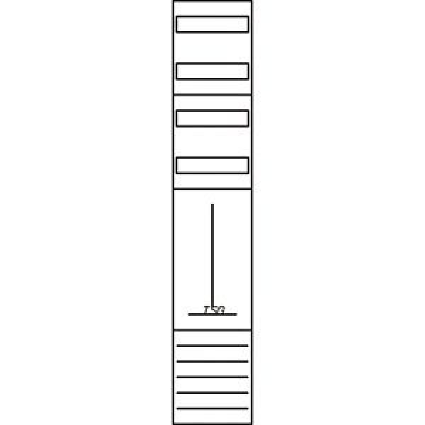 Eaton Electric ZSD-O19A0672 Zählerfeld, 1-feldrig, vorbereitet, Version O19A0672