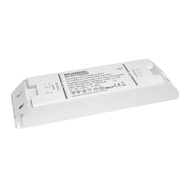 Brumberg 17232000 LED-Netzgerät 12-120 W, 24 V DC, IP20, dimmbar Phasenabschnitt, nicht f