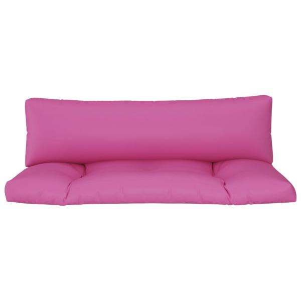 Palettenkissen 2 Stk. Rosa Oxford-Gewebe