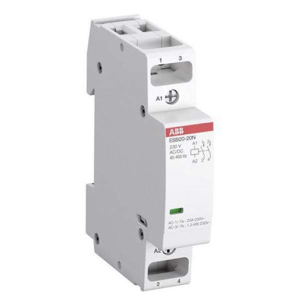 Abb ESB20-11N-06 ESB20-11N-06 Installationsschütz 20 A, 1S/1Ö, 230 V AC/DC