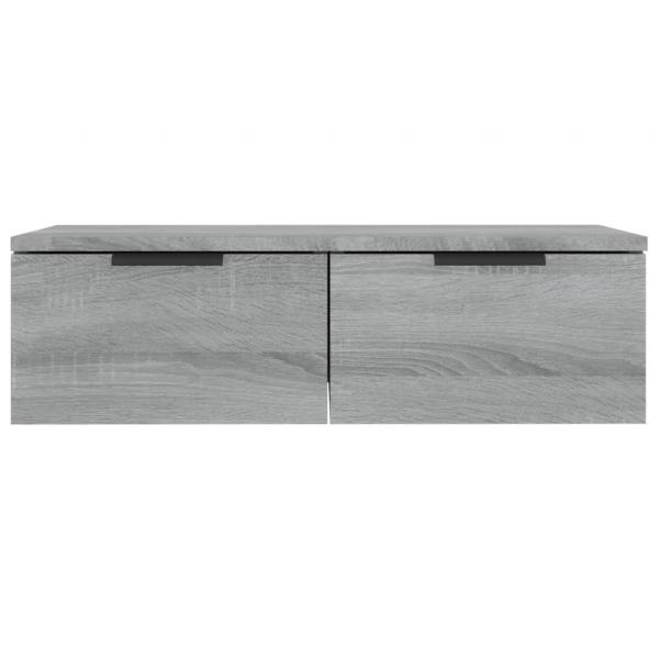 Wandschränke 2 Stk. Grau Sonoma 68x30x20 cm Holzwerkstoff